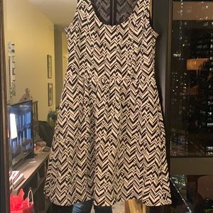 Chevron Pattern Dress - MAEVE, ANTHROPOLOGIE
